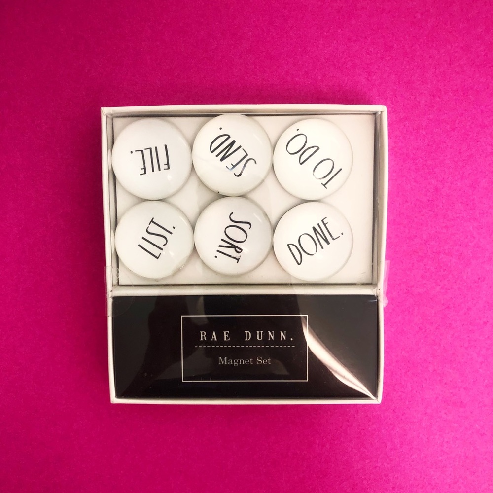 Rae Dunn Magnet Set